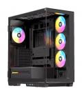 Caja ordenador gaming nfortec ursa e - atx argb cristal templado negra