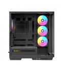 Caja ordenador gaming nfortec ursa e - atx argb cristal templado negra