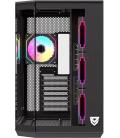 Caja ordenador gaming nfortec pulsar atx argb cristal templado negra