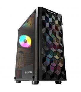 Caja ordenador gaming nfortec azir atx argb cristal templado negra