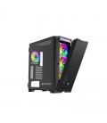 Caja ordenador gaming nfortec krater x e - atx argb cristal templado negra