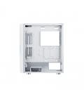 Caja ordenador gaming nfortec nervia atx argb cristal templado blanca