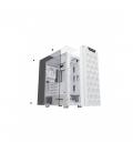 Caja ordenador gaming nfortec azir atx argb cristal templado blanco