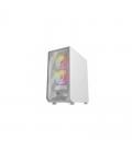 Caja de pc gaming nfortec dys torre micro - atx a - rgb c. templado 3x120 inc. blanc