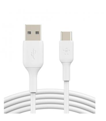 Cable usb tipo c a usb tipo a belkin 2m - macho - macho - blanco