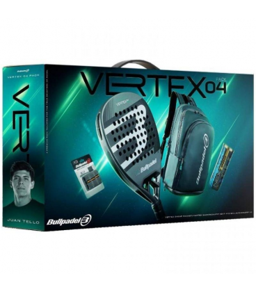 Pack pala de pádel bullpadel vertex 04 comfort pro line 2026/ incluye 3 accesorios