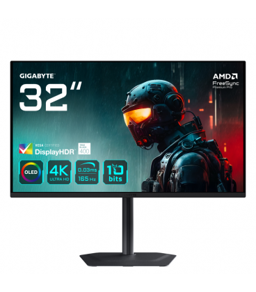 MONITOR GAMING GIGABYTE MO32U 31.5 4K UHD 165Hz OLED