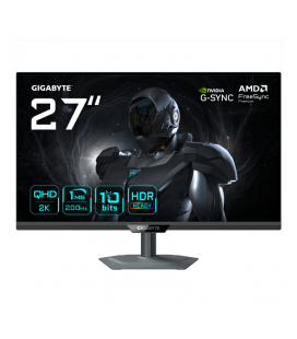 MONITOR GAMING GIGABYTE G27Q2 27" 2560x1440 QHD 200Hz IPS 1ms FreeSync