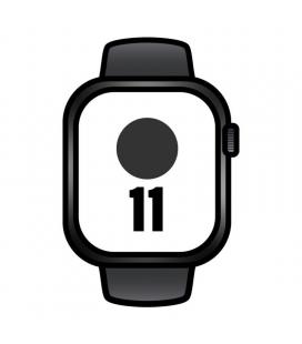 Apple watch series 11/ gps/ cellular/ 46mm/ caja de aluminio negra/ correa deportiva negra s/m