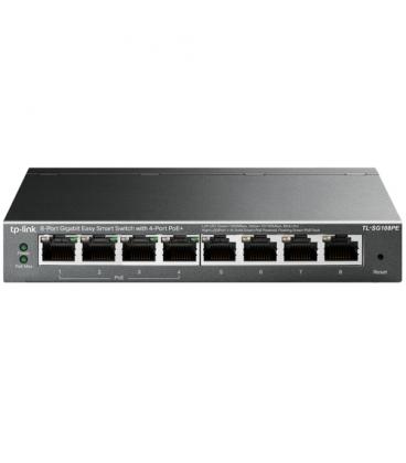 TP-LINK TL-SG108PE switch No administrado Gigabit Ethernet (10/100/1000) Energía sobre Ethernet (PoE) Negro