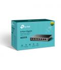 TP-LINK TL-SG108PE switch No administrado Gigabit Ethernet (10/100/1000) Energía sobre Ethernet (PoE) Negro