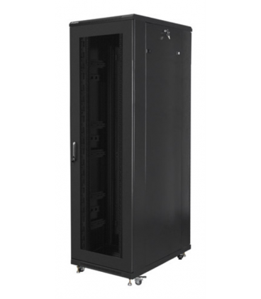 ARMARIO LANBERG RACK 19" 42U 800X1000 FLAT PACK PUERTA PERFORADA NEGRO