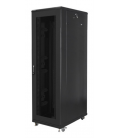 ARMARIO LANBERG RACK 19" 42U 800X1000 FLAT PACK PUERTA PERFORADA NEGRO