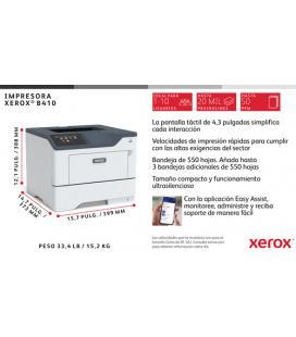 Impresora xerox laser b410v_dn monocromo a4 - 47ppm - red - duplex