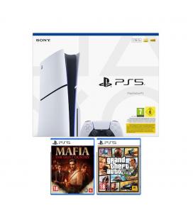 Consola ps5 sony playstation 5 standard e chassis + mafia + gta v