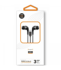 Auriculares intrauditivos tech one tech eartech tec1305/ con micrófono/ usb tipo-c/ negros