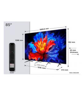 Televisor tcl qled 85p8k 85'/ ultra hd 4k/ smart tv/ wifi