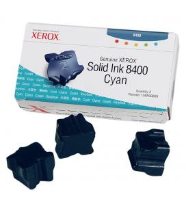 Tinta solida xerox tektronix phaser 8400 cian 3 unidades