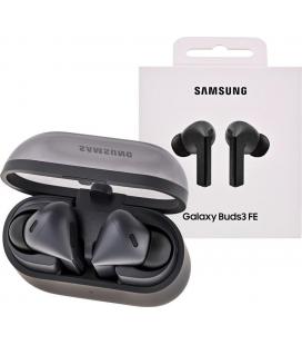 Auriculares bluetooth samsung galaxy buds 3 fe con estuche de carga/ autonomía 8.5h/ negros