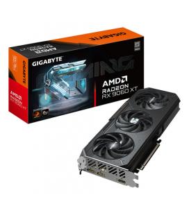 GIGABYTE Radeon RX 9060 XT GAMING 8G Tarjeta Gráfica - 8GB GDDR6, 128bit, PCI-E 5.0, 3130 MHz Frecuencia del núcleo, 2 x Display
