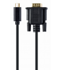 ADAPTADOR USB C A VGA M 2 M NEGRO BLISTER