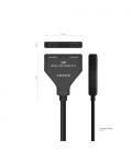 AISENS HDMI Duplicador 4K@30HZ 1×2 con Alimentación USB y Cable, Negro, 30 cm