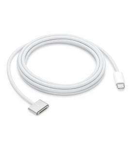 Cable usb tipo c a magsafe 3 apple 2m - macho - macho - plata
