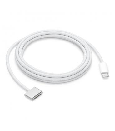 Cable usb tipo c a magsafe 3 apple 2m - macho - macho - plata
