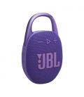 Altavoz con bluetooth jbl clip 5/ 7w/ 1.0/ púrpura