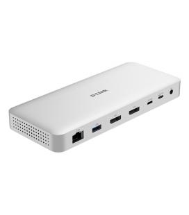 D-Link DUF-901/E base para portátil y replicador de puertos Alámbrico USB4 Gris