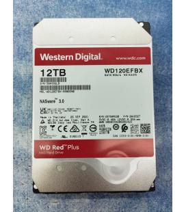 Disco duro western digital wd red plus nas 12tb/ 3.5'/ sata iii/ 256mb (Segunda Mano)