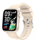 Smartwatch forever igo watch 3 jw-500/ notificaciones/ frecuencia cardíaca/ marfil