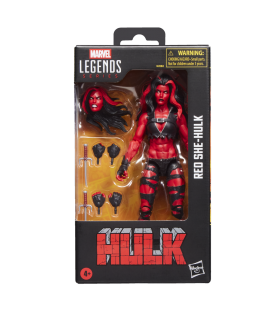 Figura hasbro marvel legends series hulk red she - hulk
