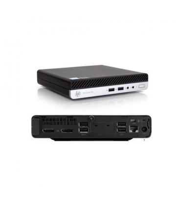 Ordenador Reacondicionado MINI HP Prodesk 400 g4 / i7-8th / 16Gb / 512Gb NVME / Win 11 Pro / Grado B Usb Malo / Sin cable trébol