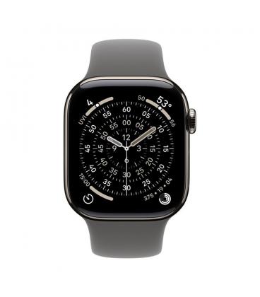Smartwatch apple watch series 11&nbsp;gps + cellular 42mm natural titanium stone gray sport loop m - l