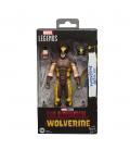 Figura hasbro marvel legends series deadpool & wolverine - wolverine (brown suit)