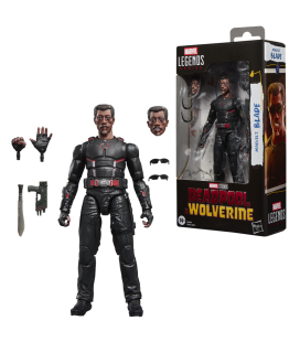 Figura hasbro marvel legends series deadpool & wolverine - marvels blade