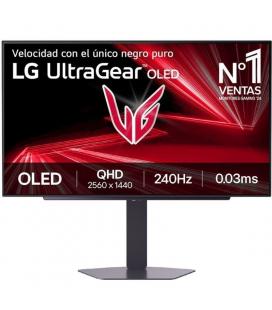 Monitor gaming lg ultragear 27gx704a-b 27'/ qhd/ 0.03ms/ 240hz/ oled/ regulable en altura/ negro