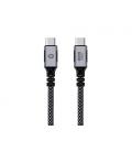 Cable usb - c macho usb - c macho 2m conceptronic usb 3.2 gen 2x2 100w 20v 5a 20gbps 4k60h e - mark