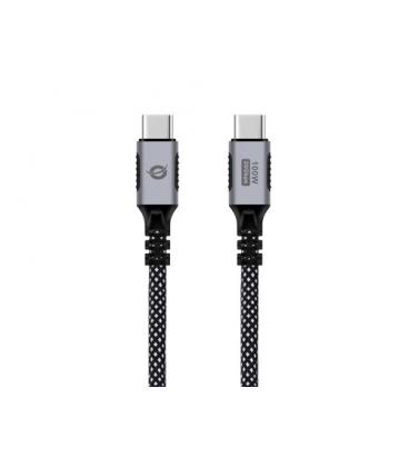 Cable usb - c macho usb - c macho 1.2m conceptronic usb 3.2 gen 2x2 100w 20v 5a 20gbps 4k60h e - mark