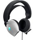 Auriculares gaming dell alienware aw520h luz lunar