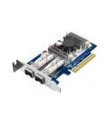Tarjeta de red qnap qxg - 25g2sf - e810 2x sfp pci express 4.0