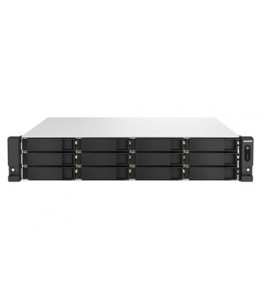 Servidor nas qnap ts - h1887xu - rp - e2336 - 32g 18 bahias 2u rack