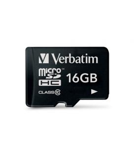 Tarjeta memoria micro sd verbatim 16gb c10