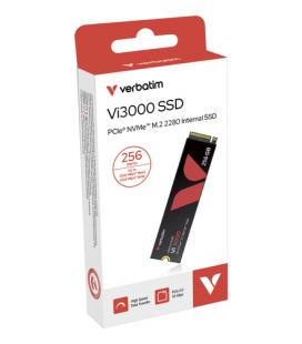 Disco duro interno ssd verbatim vi3000 256gb pcie m.2 pci express 3.0