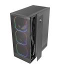 Caja ordenador mars gaming mcnebula atx argb cristal templado negro