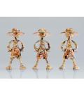 Figura tamashii nations one piece artcanvas escala 1 - 8 - 1000logs anniversary - luffy