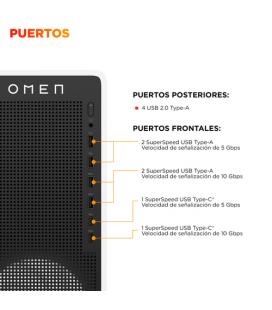 Pc gaming hp omen 16l tg03-0088ns intel core ultra 5-225f/ 16gb/ 1tb ssd/ geforce rtx 5060/ sin sistema operativo