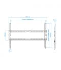 Soporte de pared fijo tooq lp1080f-b para tv de 37-80'/ hasta 45kg