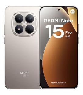 Movil xiaomi redmi note 15 pro 5g 8gb 256gb 6.8 pulgadas titanio